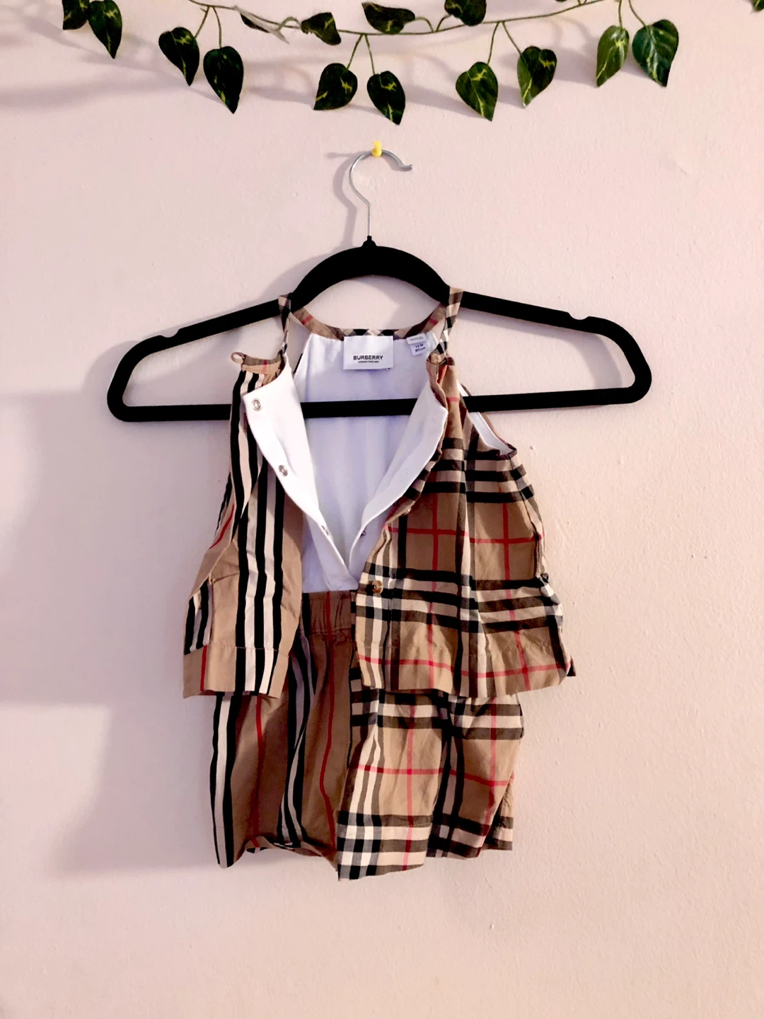 Burberry Kids Plaid Romper - photo 3
