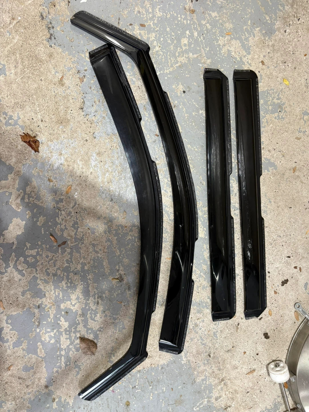 Set of 4 Black Window Deflectors - photo 3