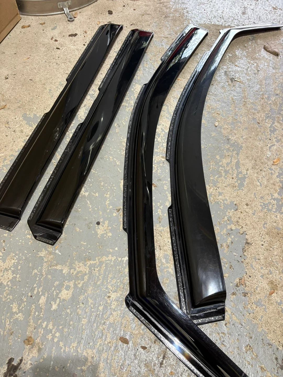 Set of 4 Black Window Deflectors - photo 2