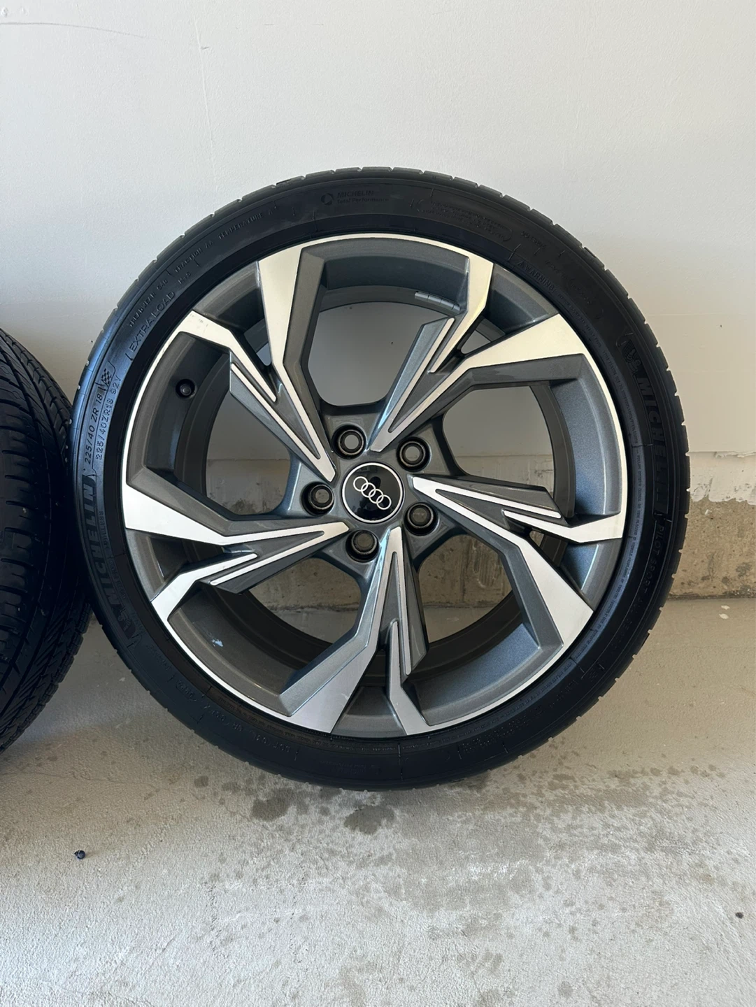 18” Audi Rims & Michelin Pilot Sport All Season Tires