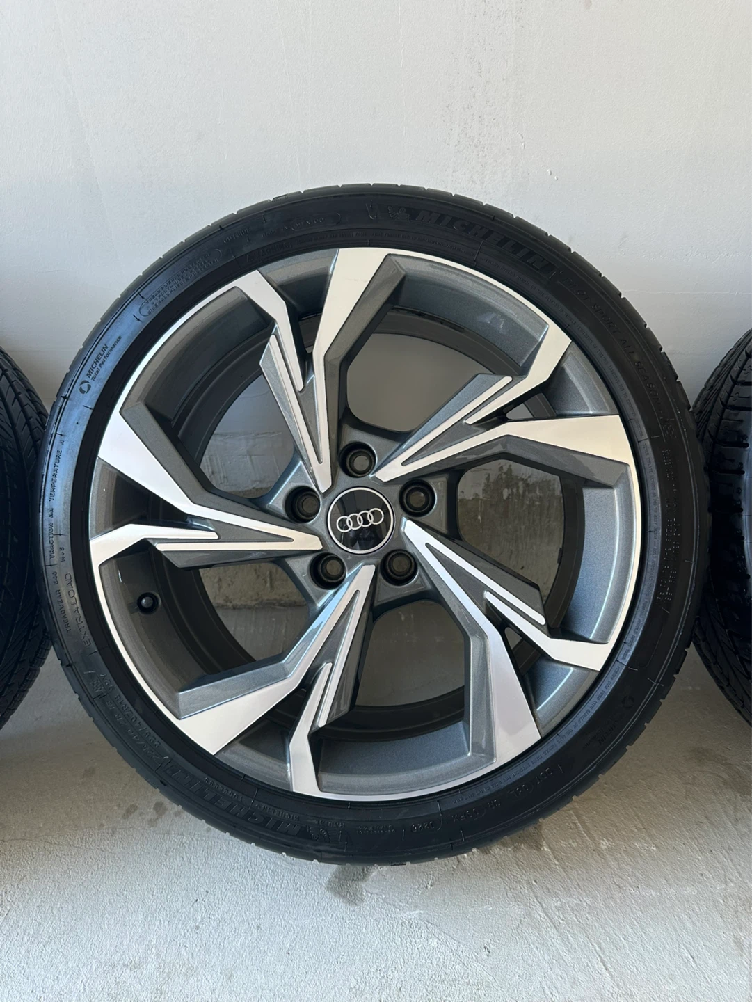18” Audi Rims & Michelin Pilot Sport All Season Tires - photo 3