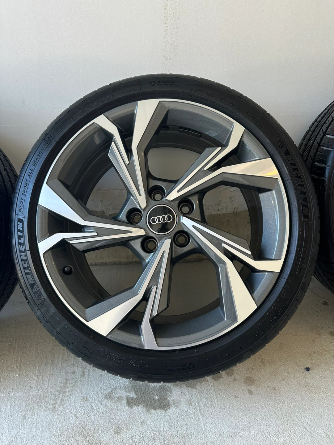 18” Audi Rims & Michelin Pilot Sport All Season Tires - photo 2