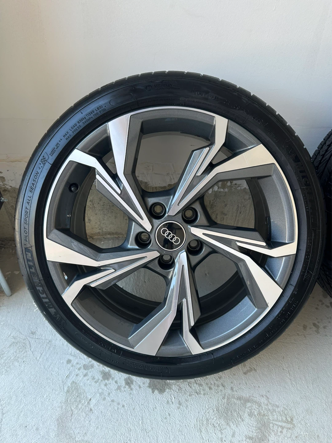 18” Audi Rims & Michelin Pilot Sport All Season Tires - photo 4