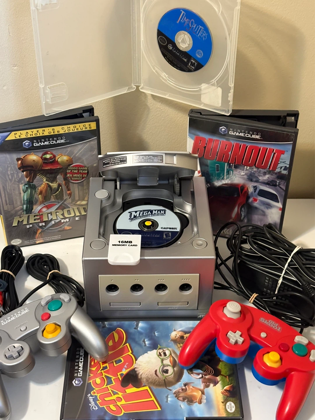 Nintendo GameCube Bundle with Games and Controllers