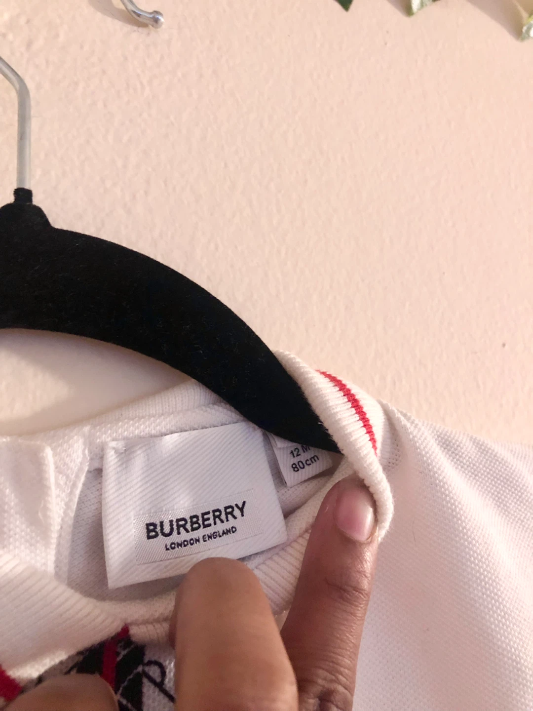 Burberry Baby Girl's White Polo - photo 3