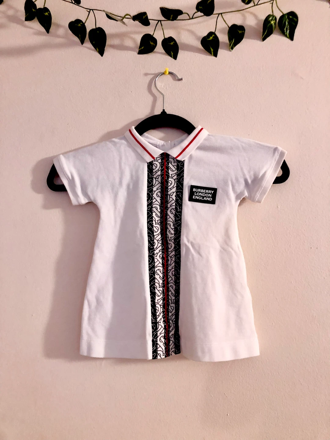 Burberry Baby Girl's White Polo