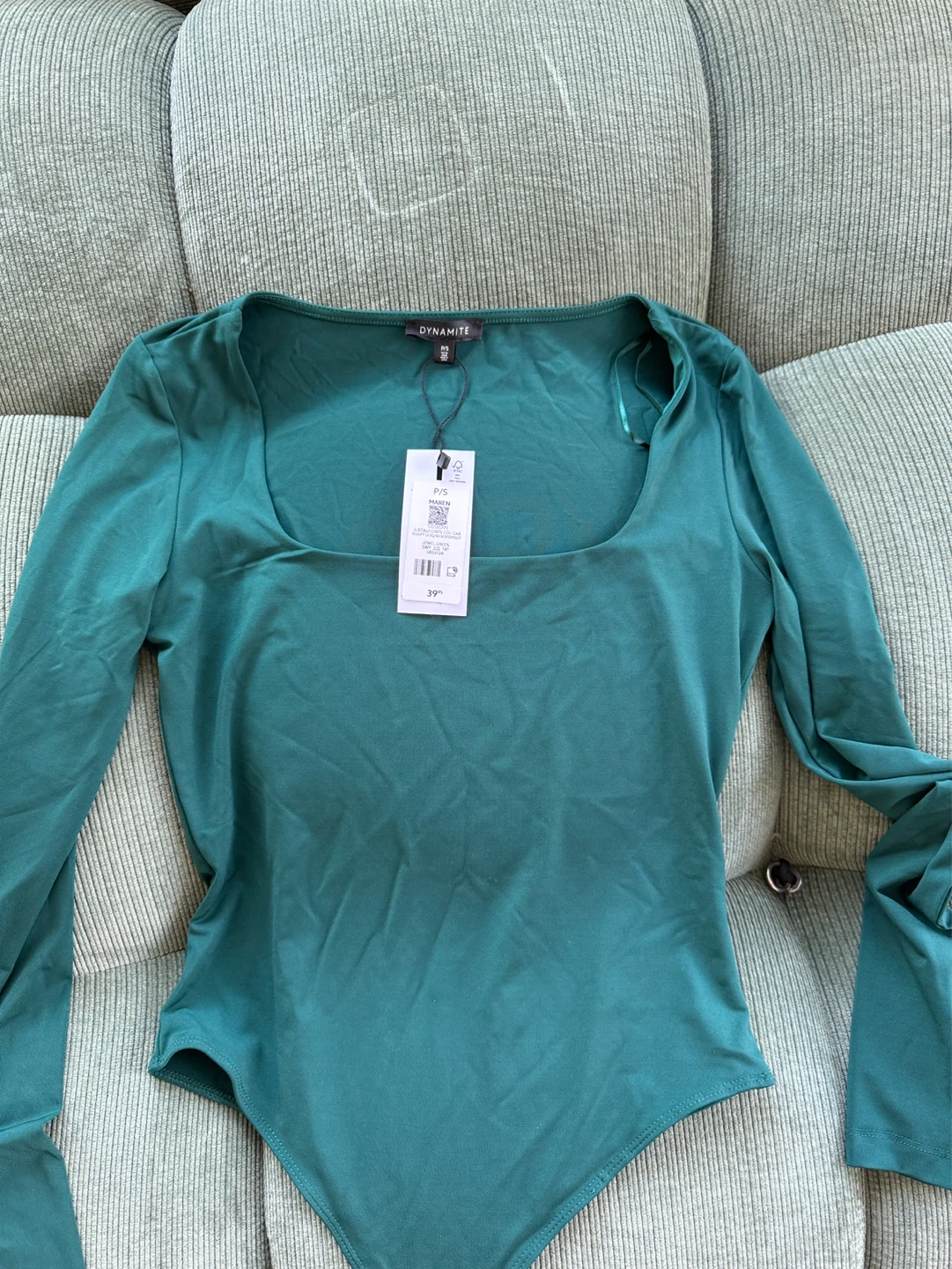 Dynamite Green Sculpt Bodysuit