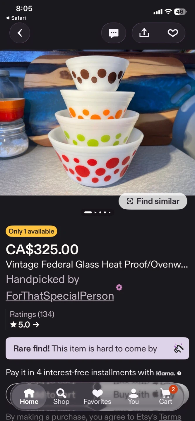 Vintage Federal Glass Mixing Bowls - Set of 4 - photo 4