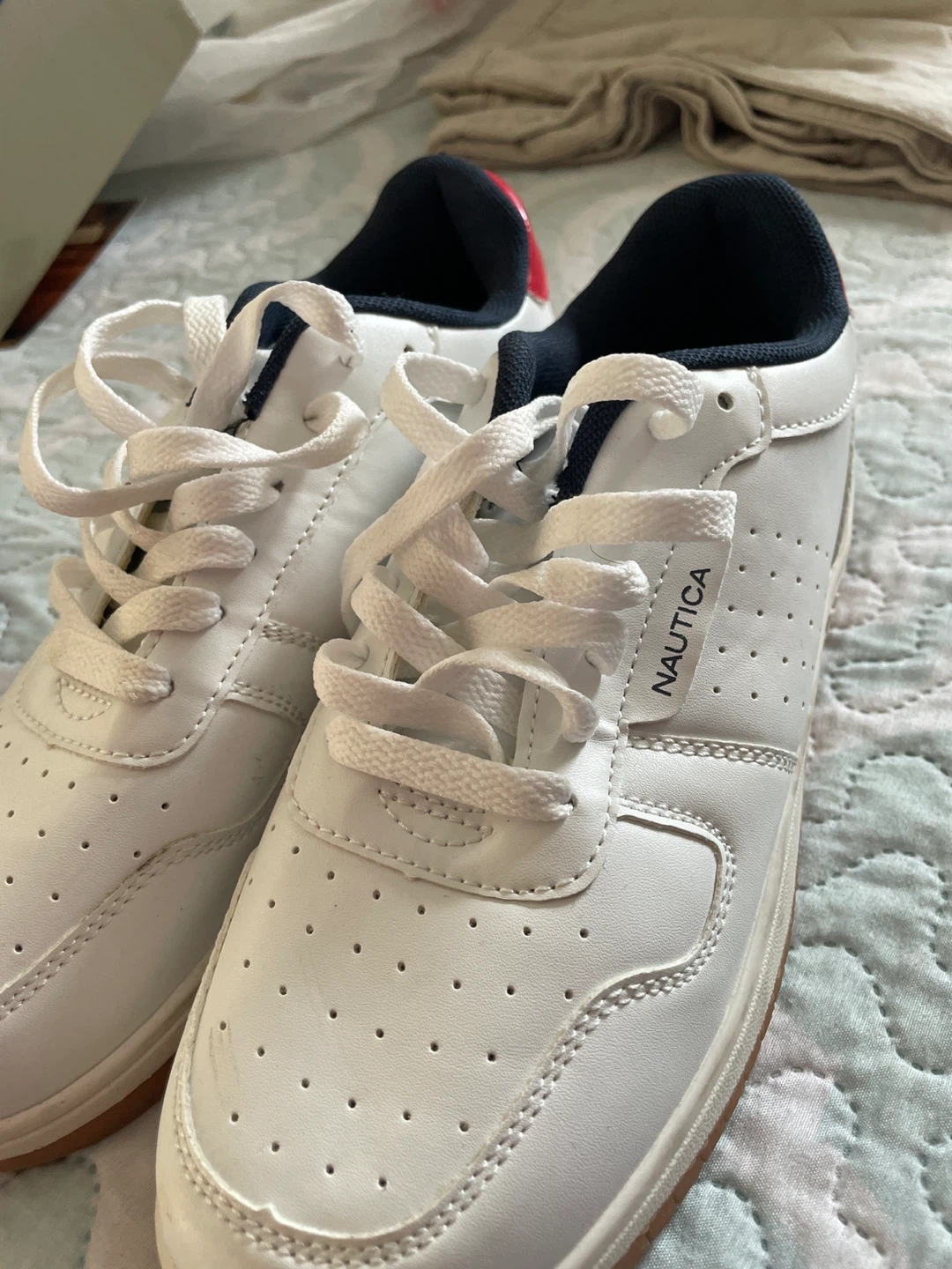 Nautica White Sneakers - Size 5 - photo 2