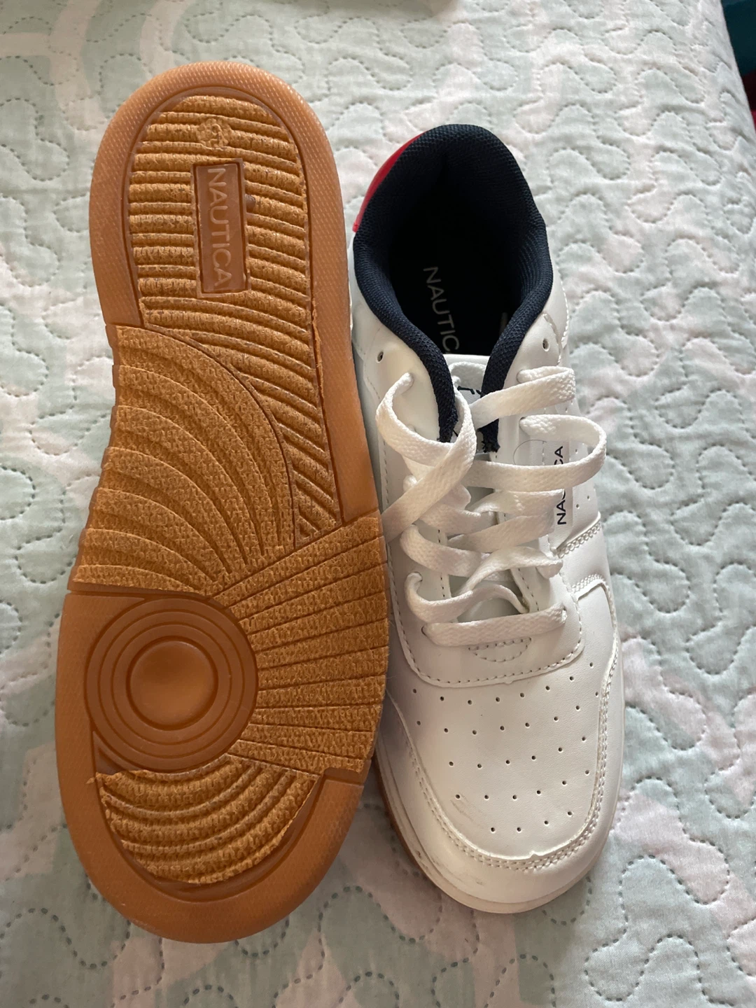 Nautica White Sneakers - Size 5 - photo 3