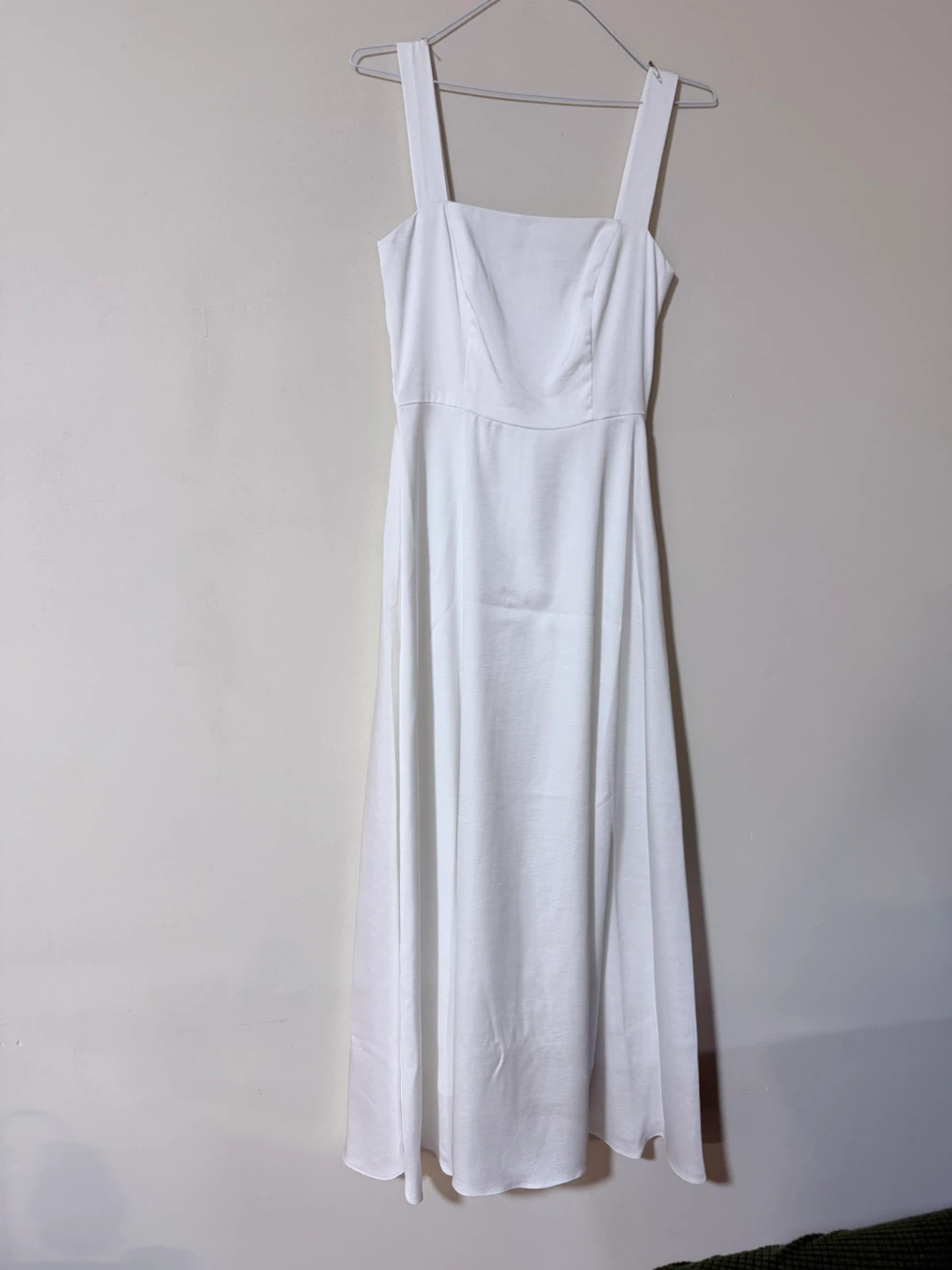 White Square Neckline Maxi Dress - photo 2