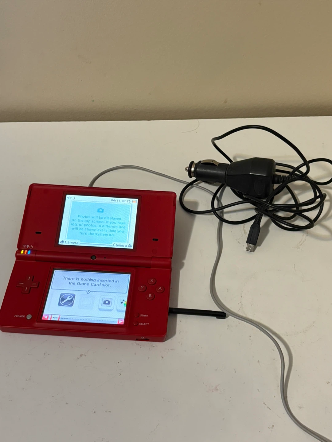 Nintendo Dsi Red Console Bundle with 5 Games and Charger - photo 3