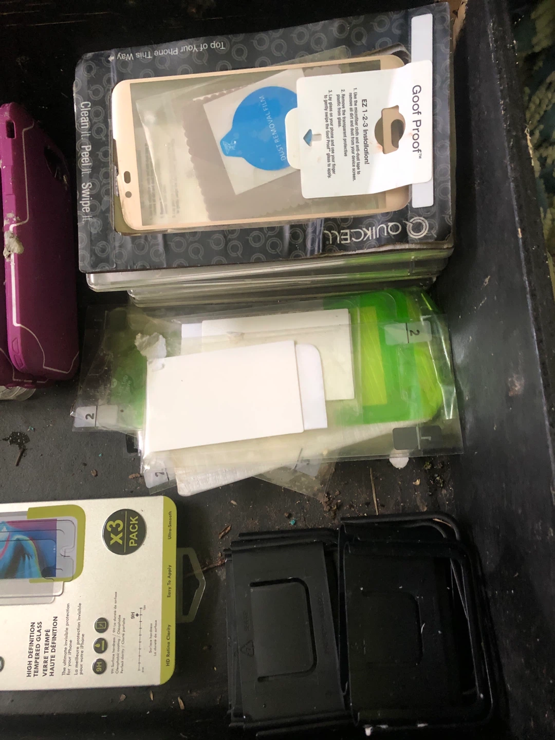 Phone cases and screen protectors lot READ DESCRIPTION - photo 2