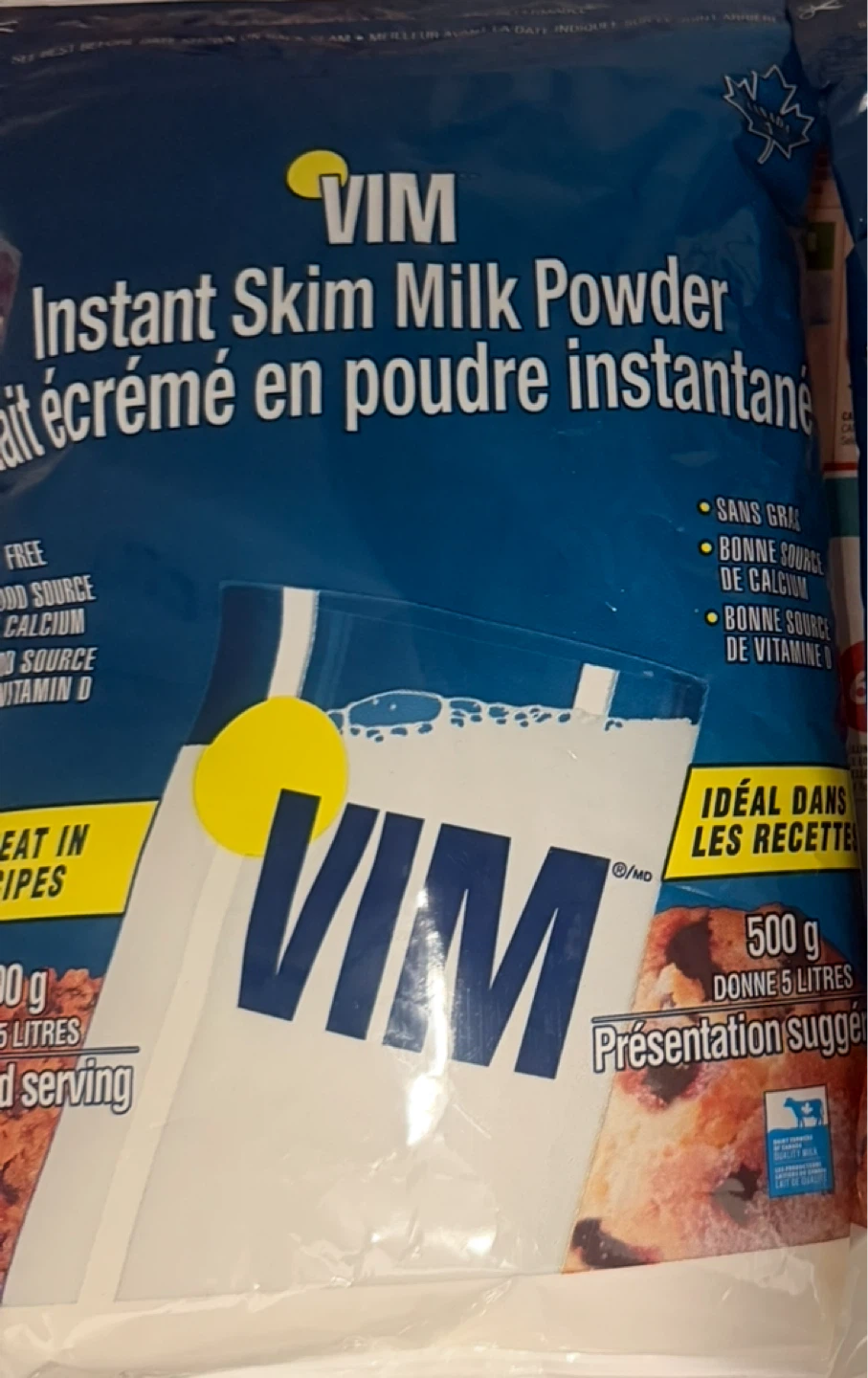 VIM Instant Skim Milk Powder 500g