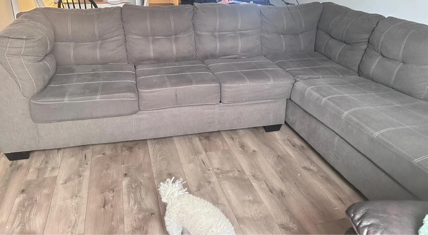 Grey Sectional Sofa - photo 5