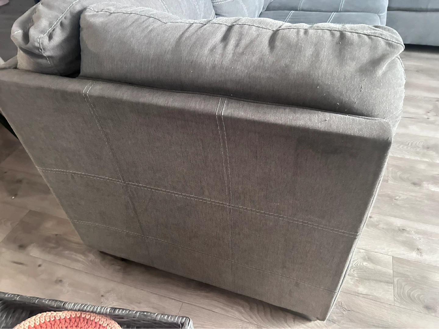 Grey Sectional Sofa - photo 3