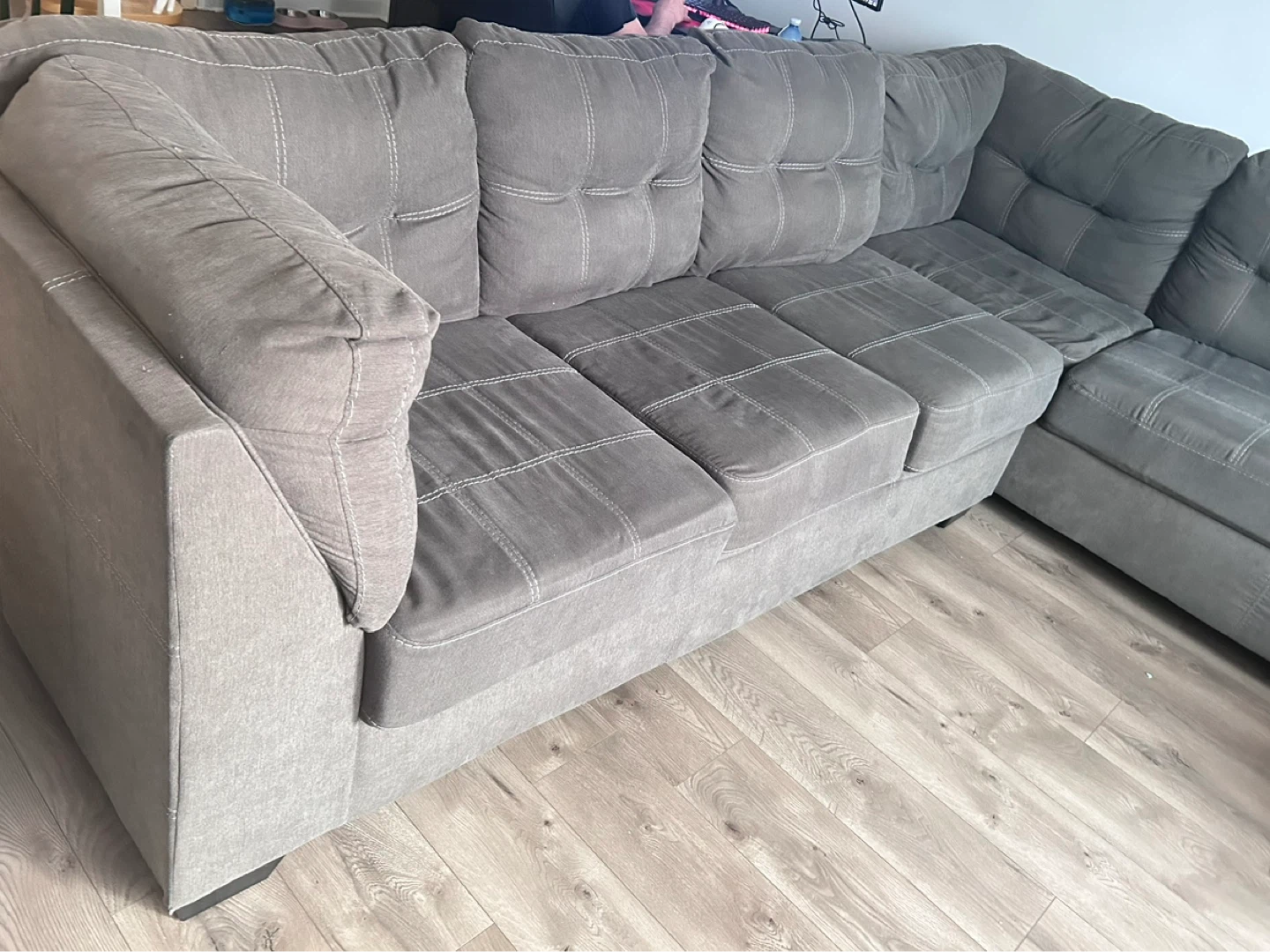 Grey Sectional Sofa - photo 2