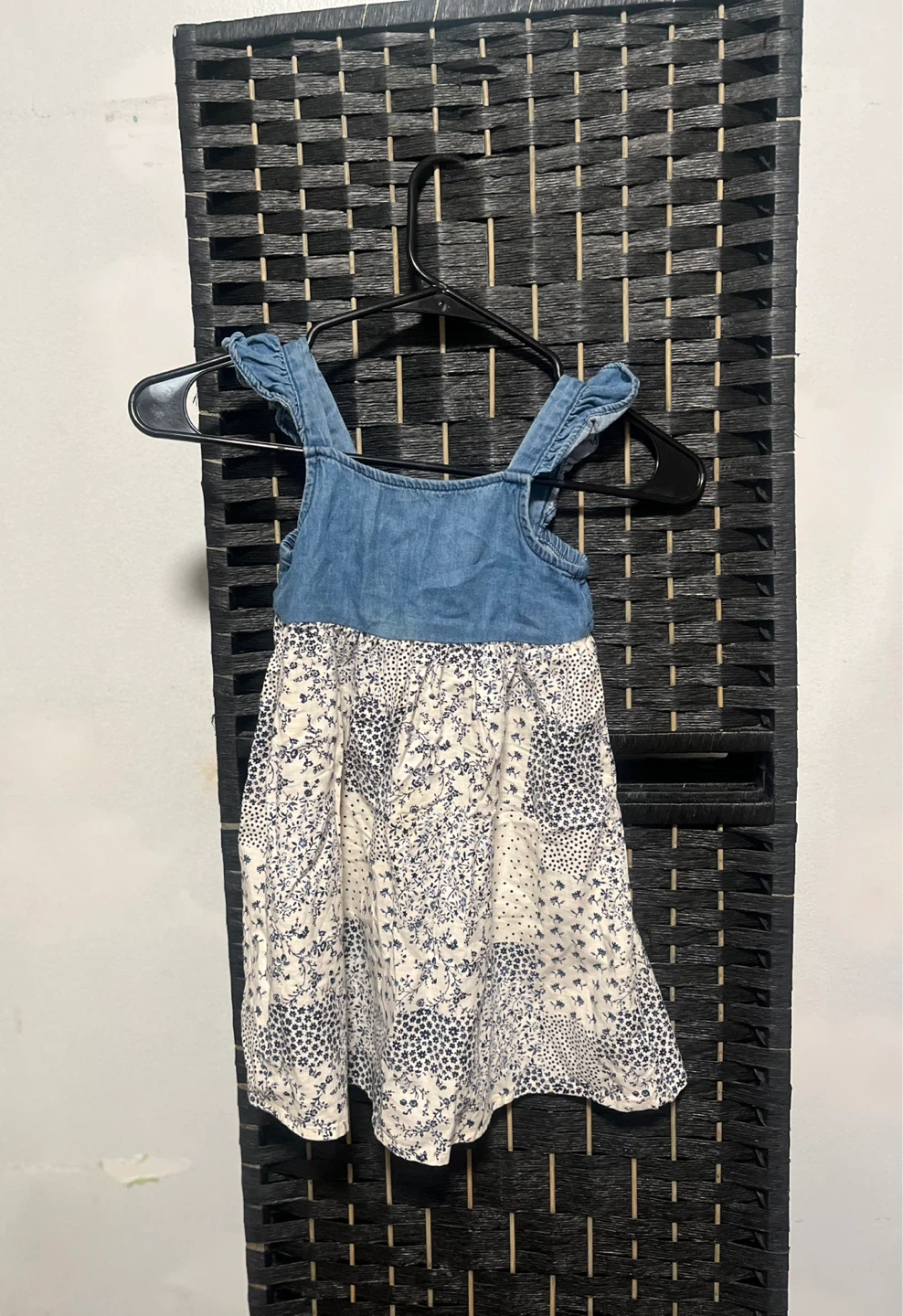 Kids Denim and Floral Patchwork size 4 kids - photo 2