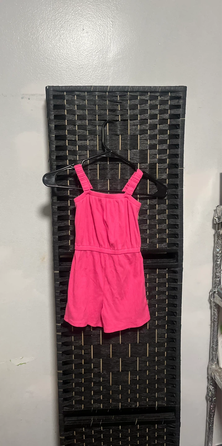 Kids Pink Ribbed Romper size 5 t kids - photo 3