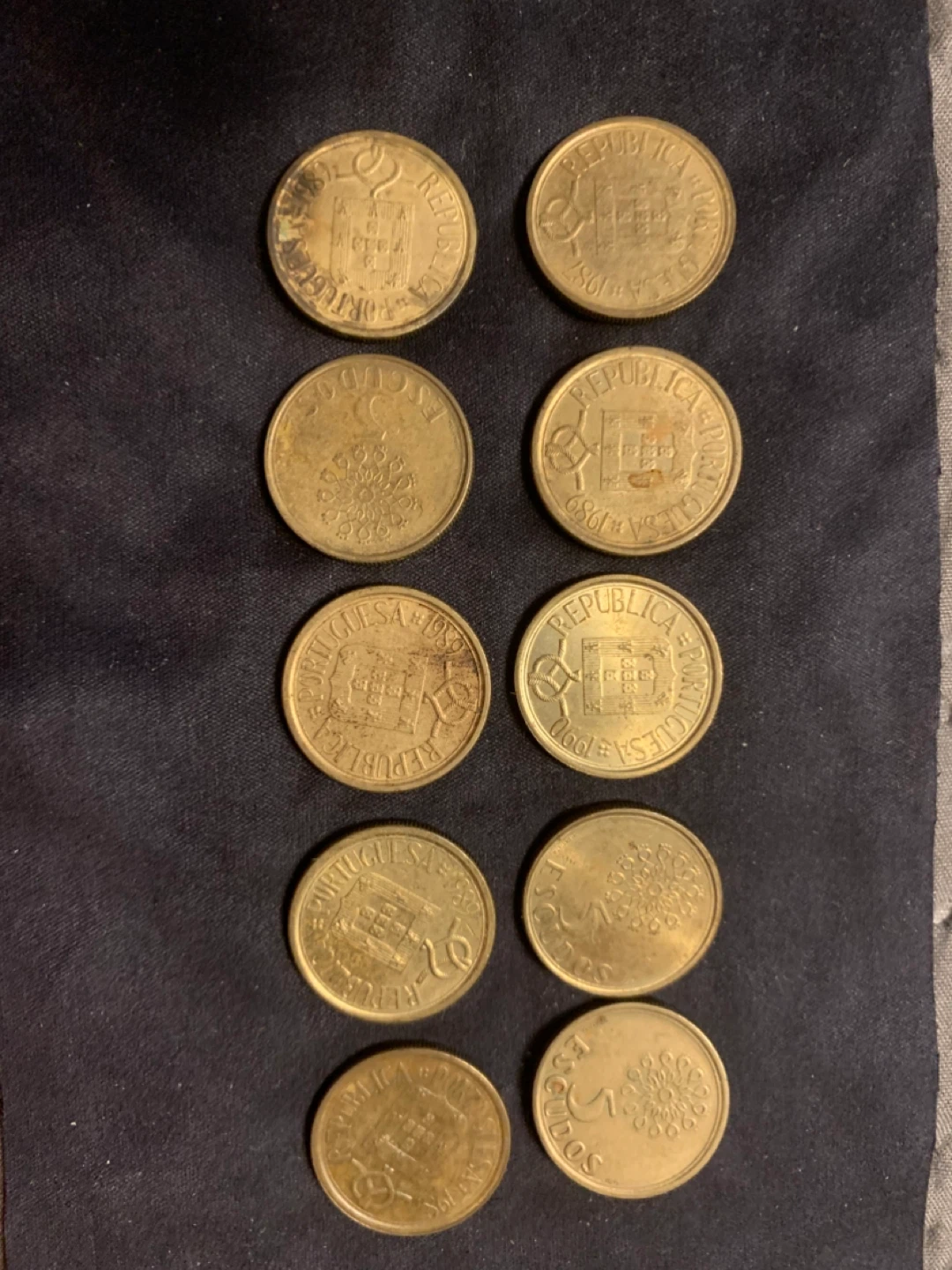 Collection of Portuguese Escudo Coins - photo 5