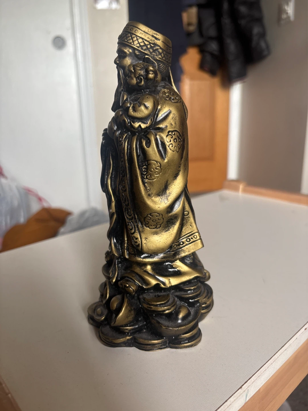 Wood fengshui statue - photo 2