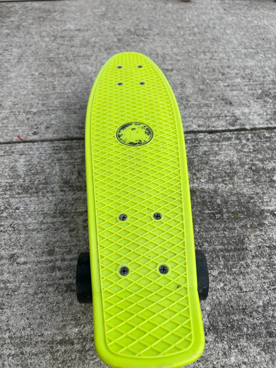 Bright Yellow Penny Board Style Skateboard - photo 2