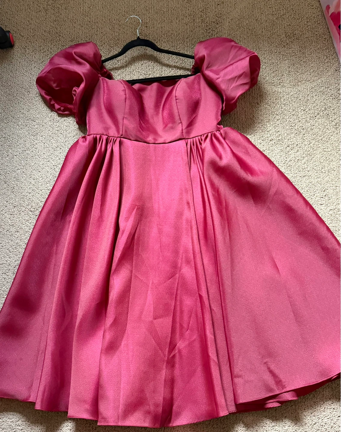 Elegant Satin A-Line Evening Dress