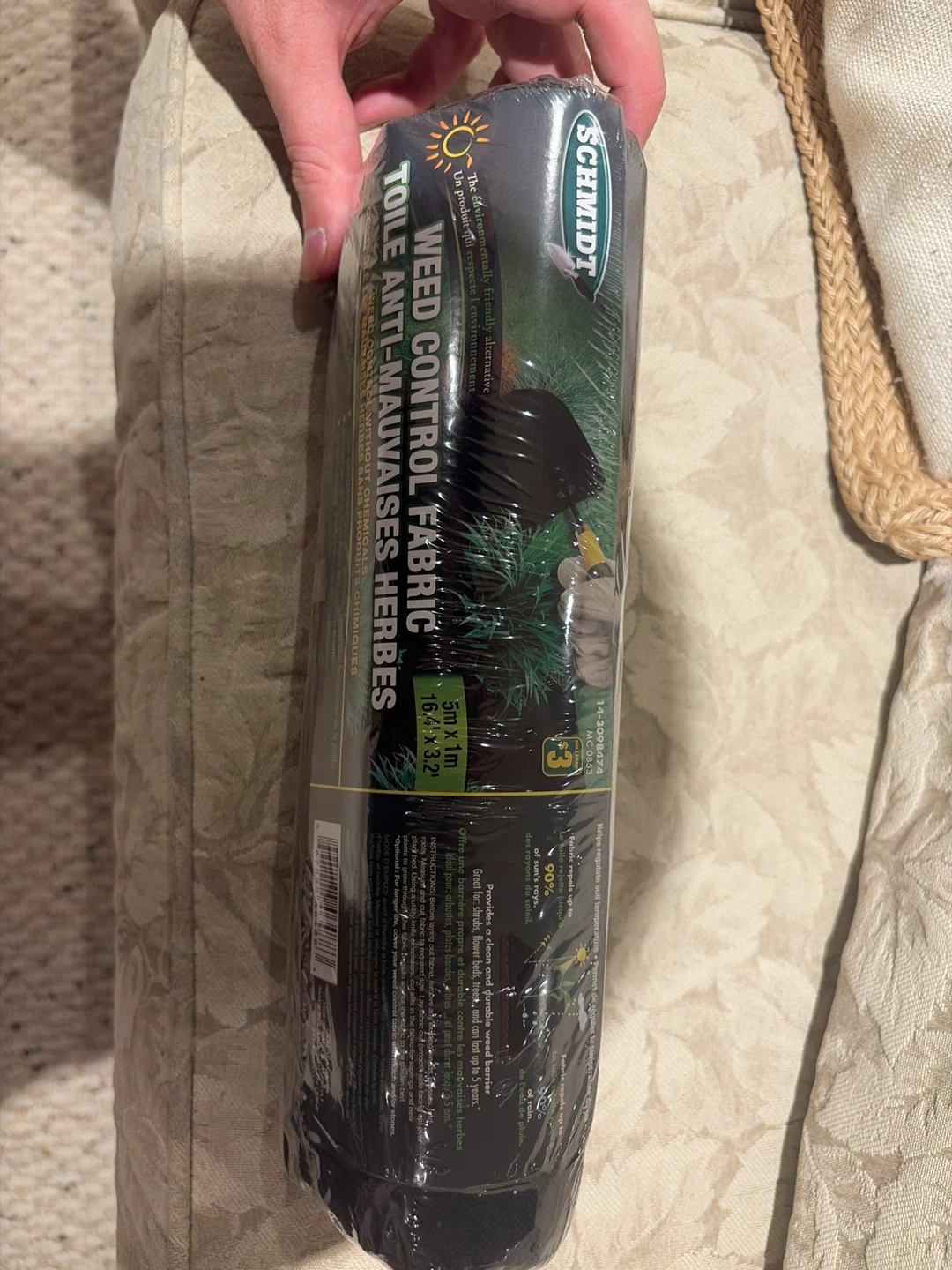 Schmidt Weed Control Fabric 5m x 1m - photo 2