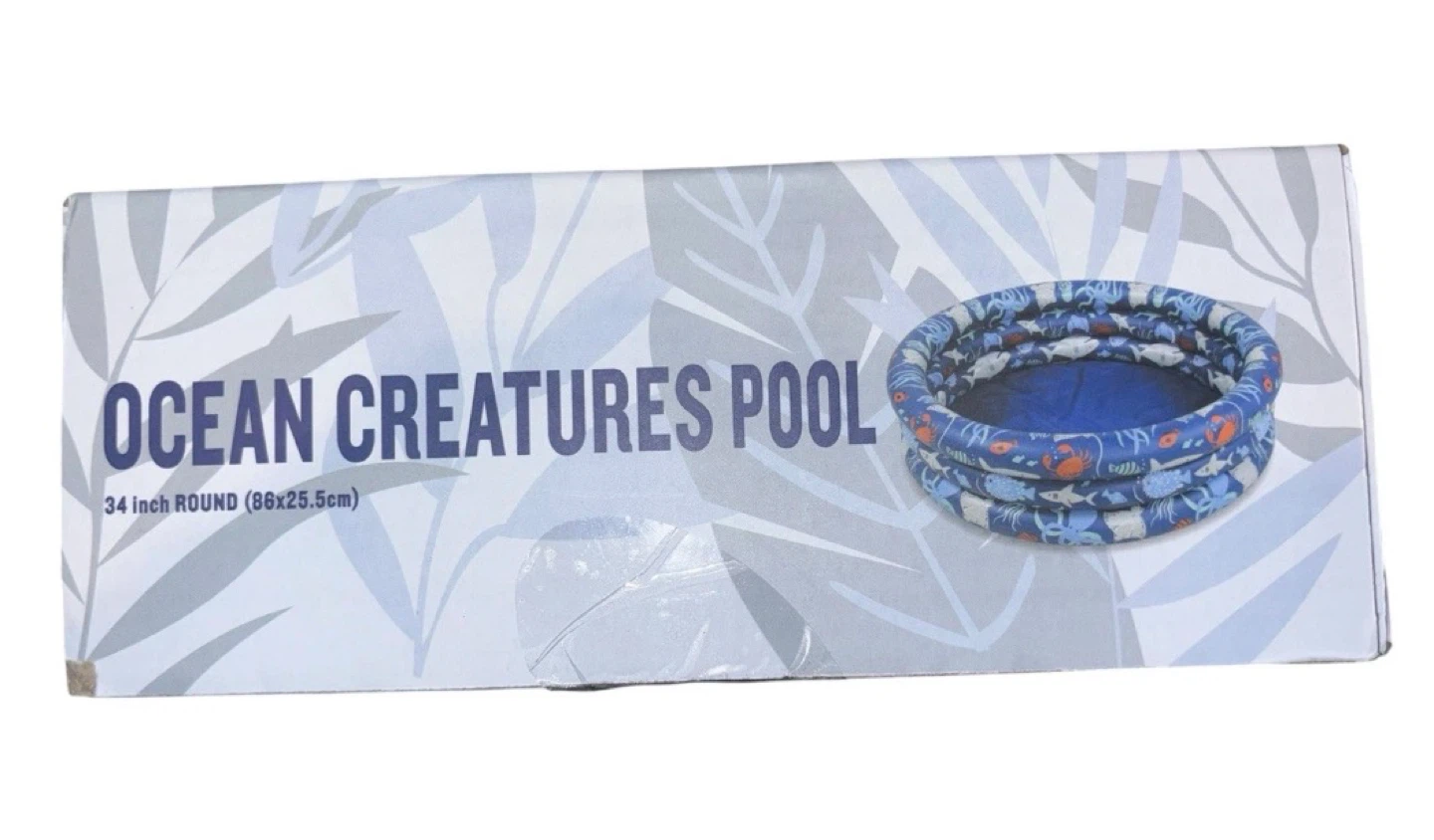 Tommy Bahama Kids Inflatable Pool 34” Ocean Theme - photo 4