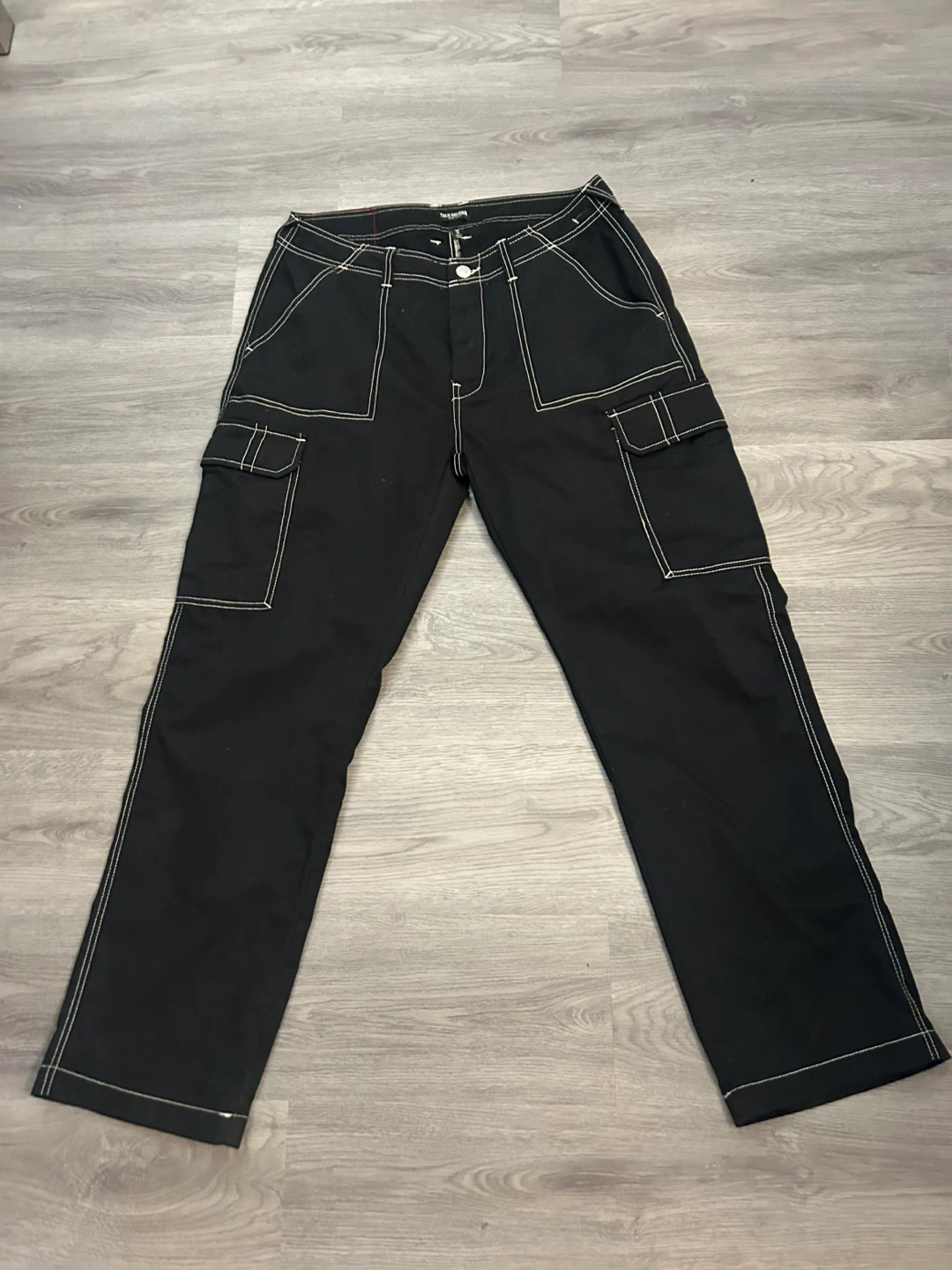 True Religion Cargo Pants Black Mens Size 30 - photo 2