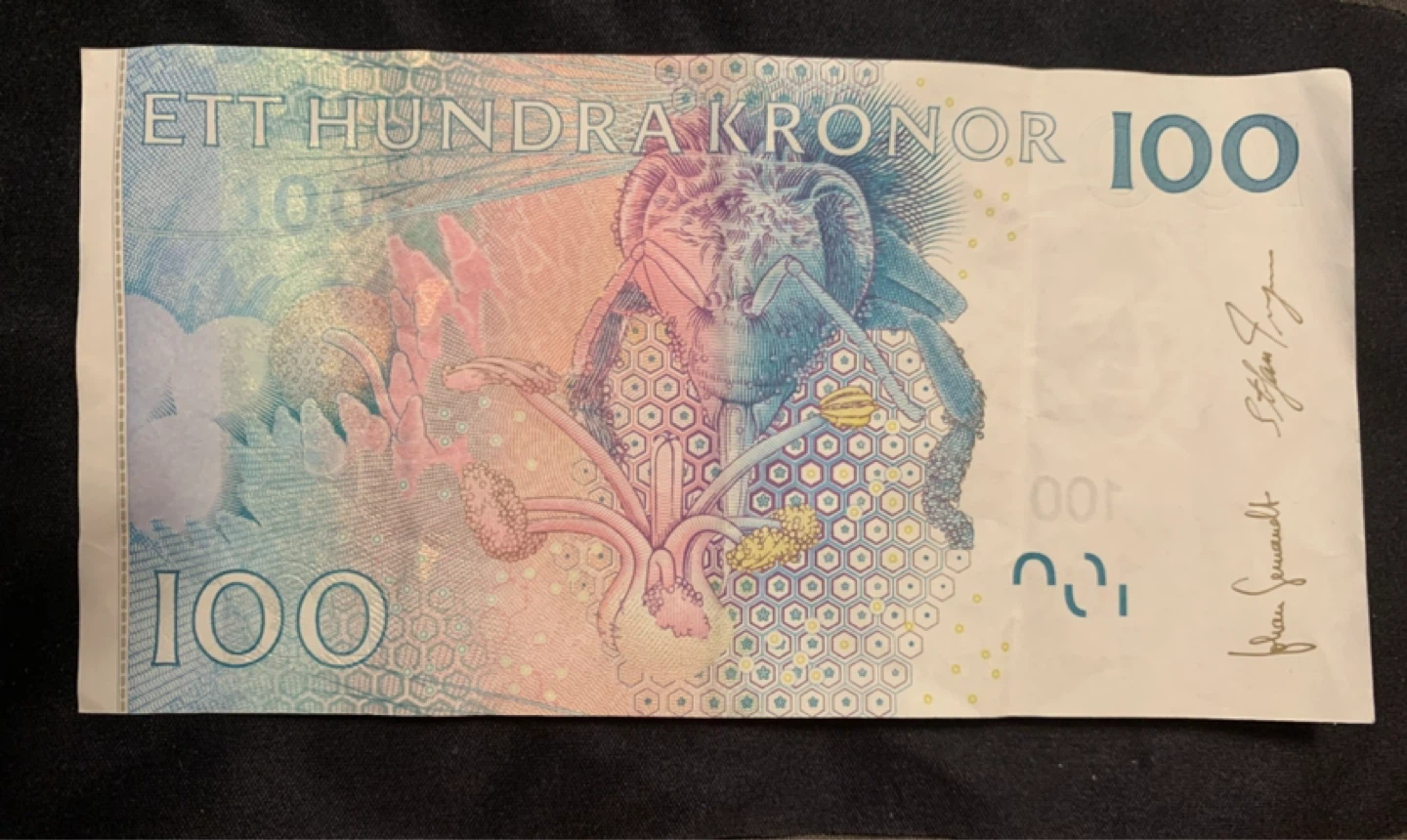 Collection of 4 Banknotes: 100 SEK, 1 CAD, 500 PTE - photo 2