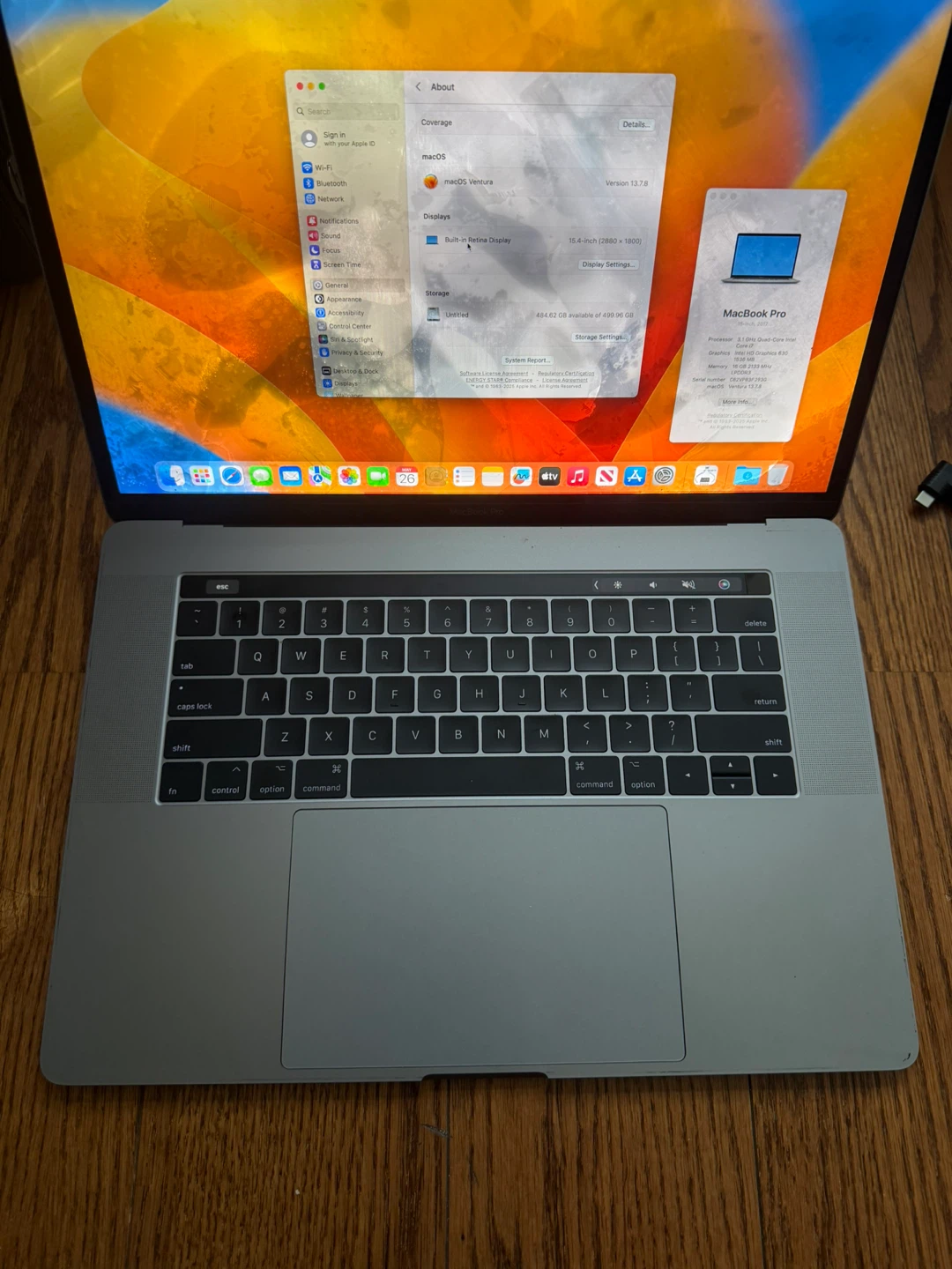 MacBook Pro 15” 2017/16GB RAM/512GB SSD/Fully  Functional - photo 4