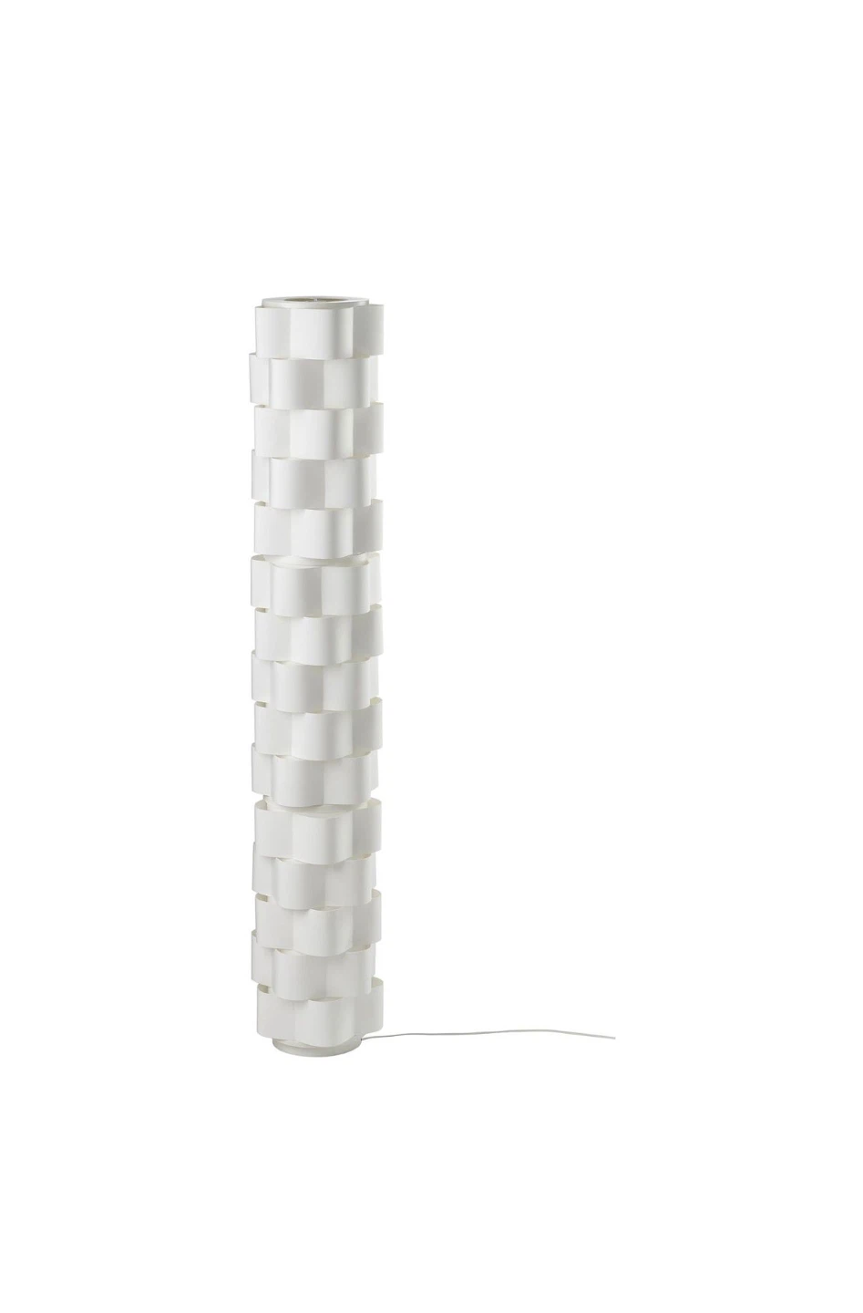 IKEA LAGTRYCK Floor Lamp White 138cm with Bulbs