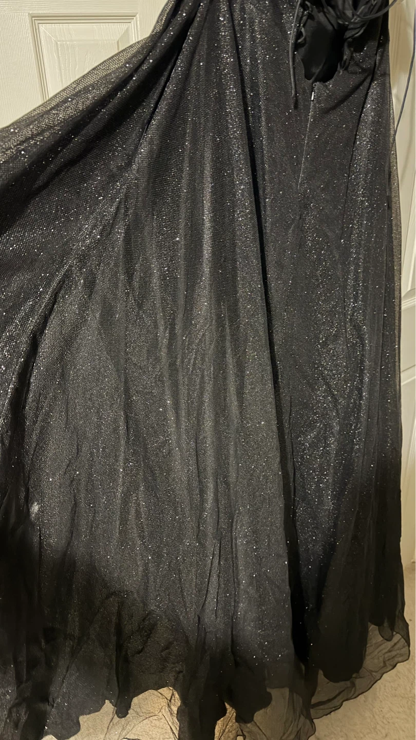 Norma Reed Black Sparkle Corset Gown - photo 3