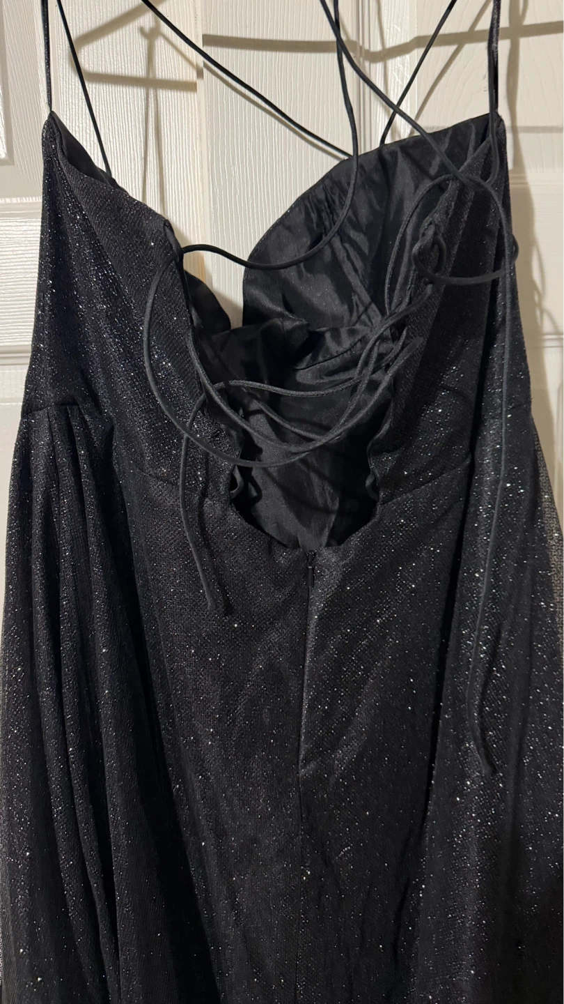Norma Reed Black Sparkle Corset Gown - photo 4