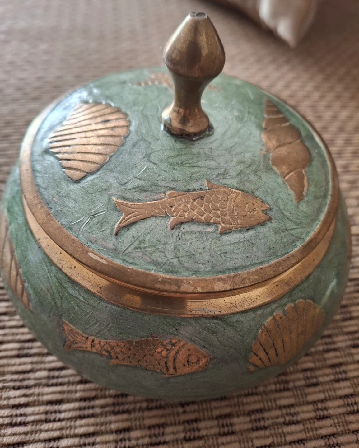 Decorative lidded trinket dish - photo 3