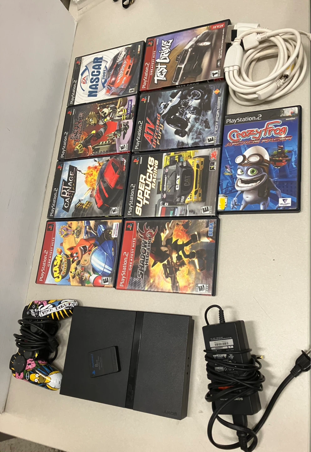 PS2 PlayStation console bundle - photo 2
