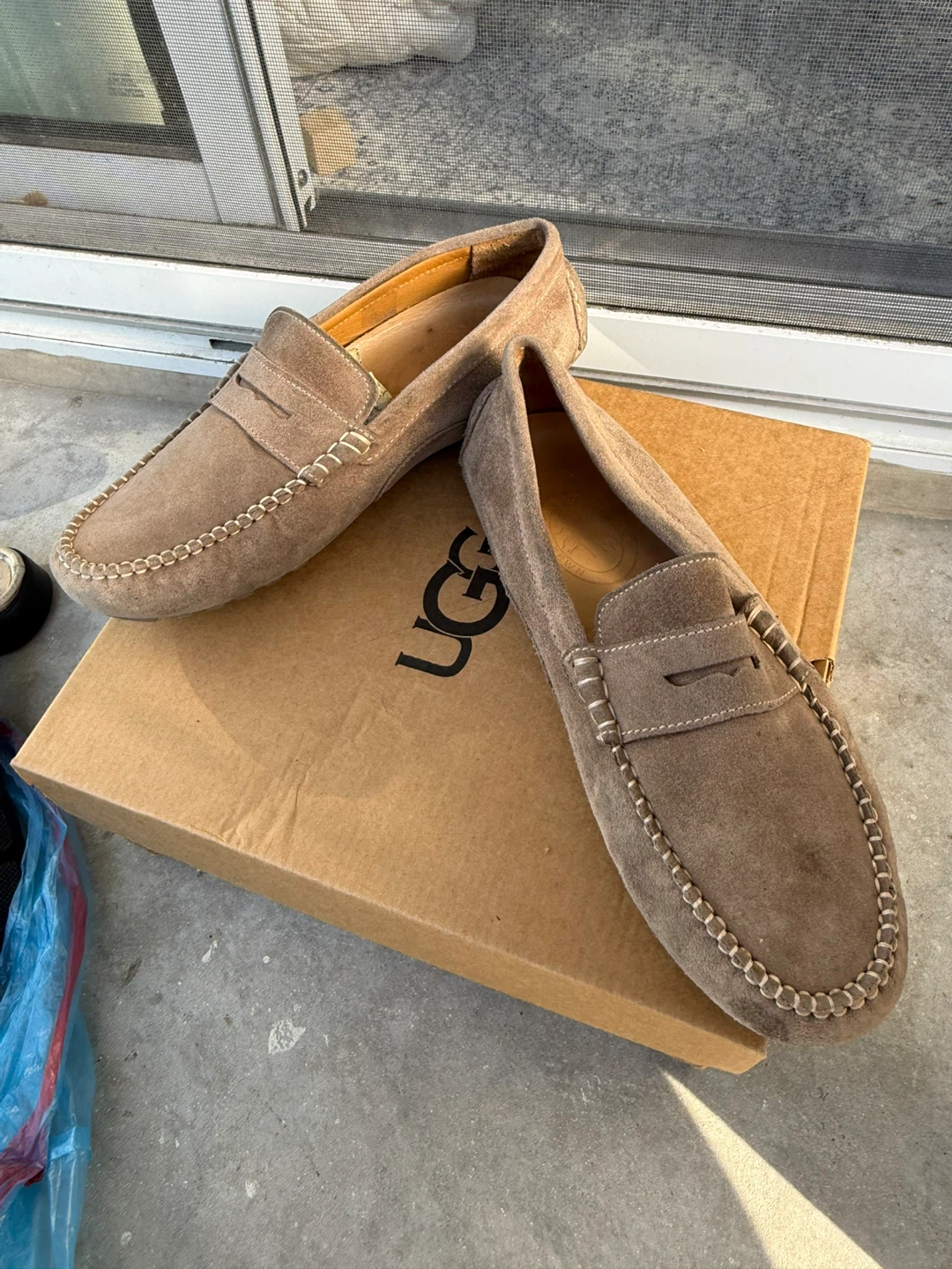 Suede Driving Moccasins - Brown size 9 - photo 2