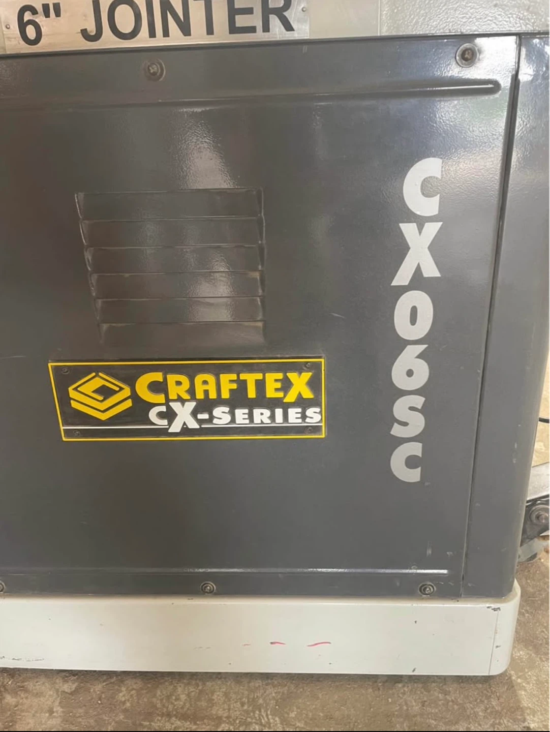 Craftex CX06SC 6" Jointer 6’’ Helical Head
