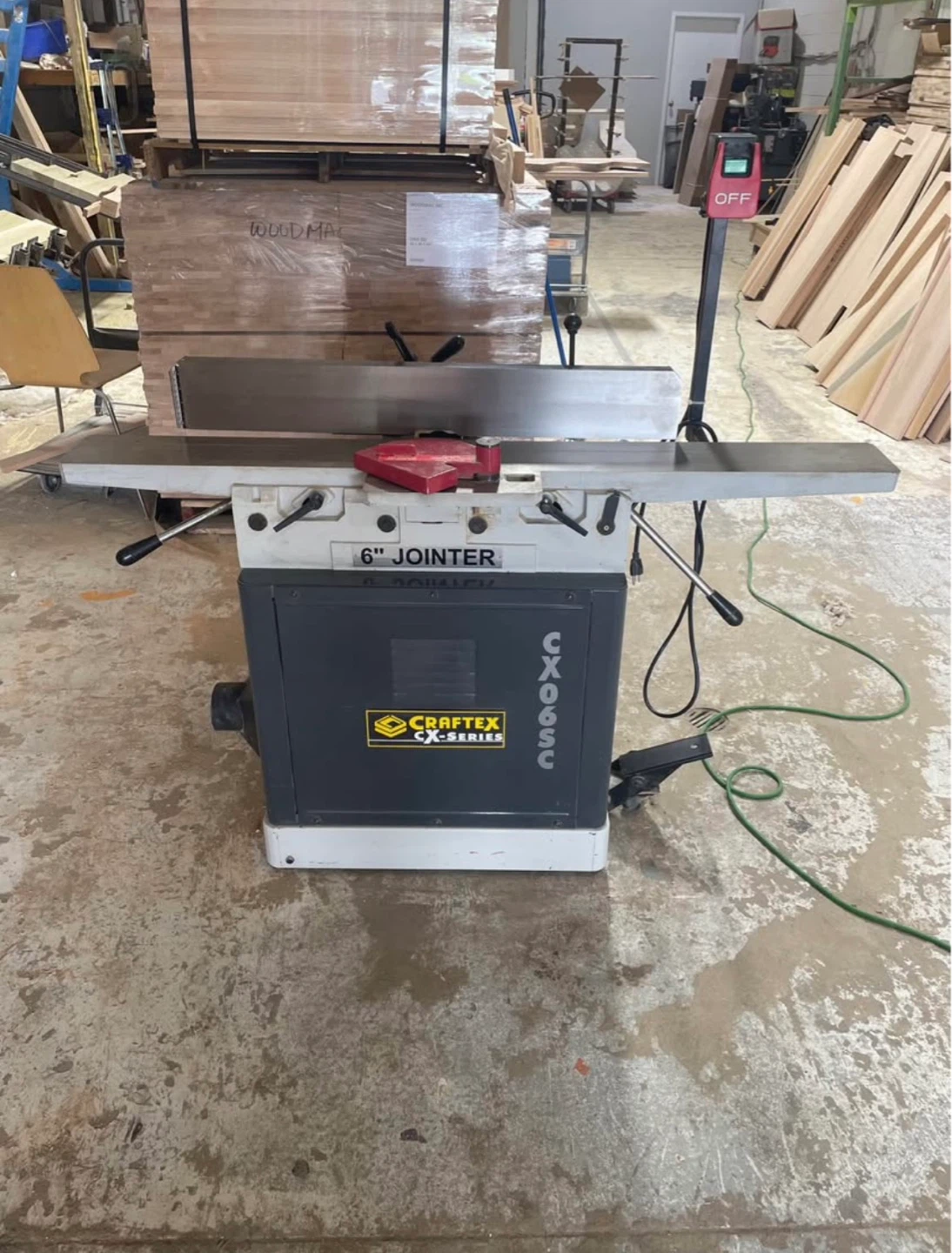 Craftex CX06SC 6" Jointer 6’’ Helical Head - photo 2
