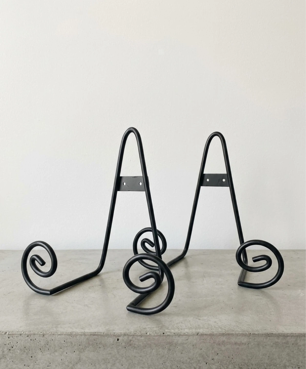 Vintage Iron Record/Book Holders - Wall Mount Display Decor - photo 5