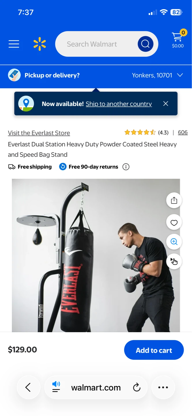 Everlast Dual Station Heavy Duty Punching Bag - photo 4