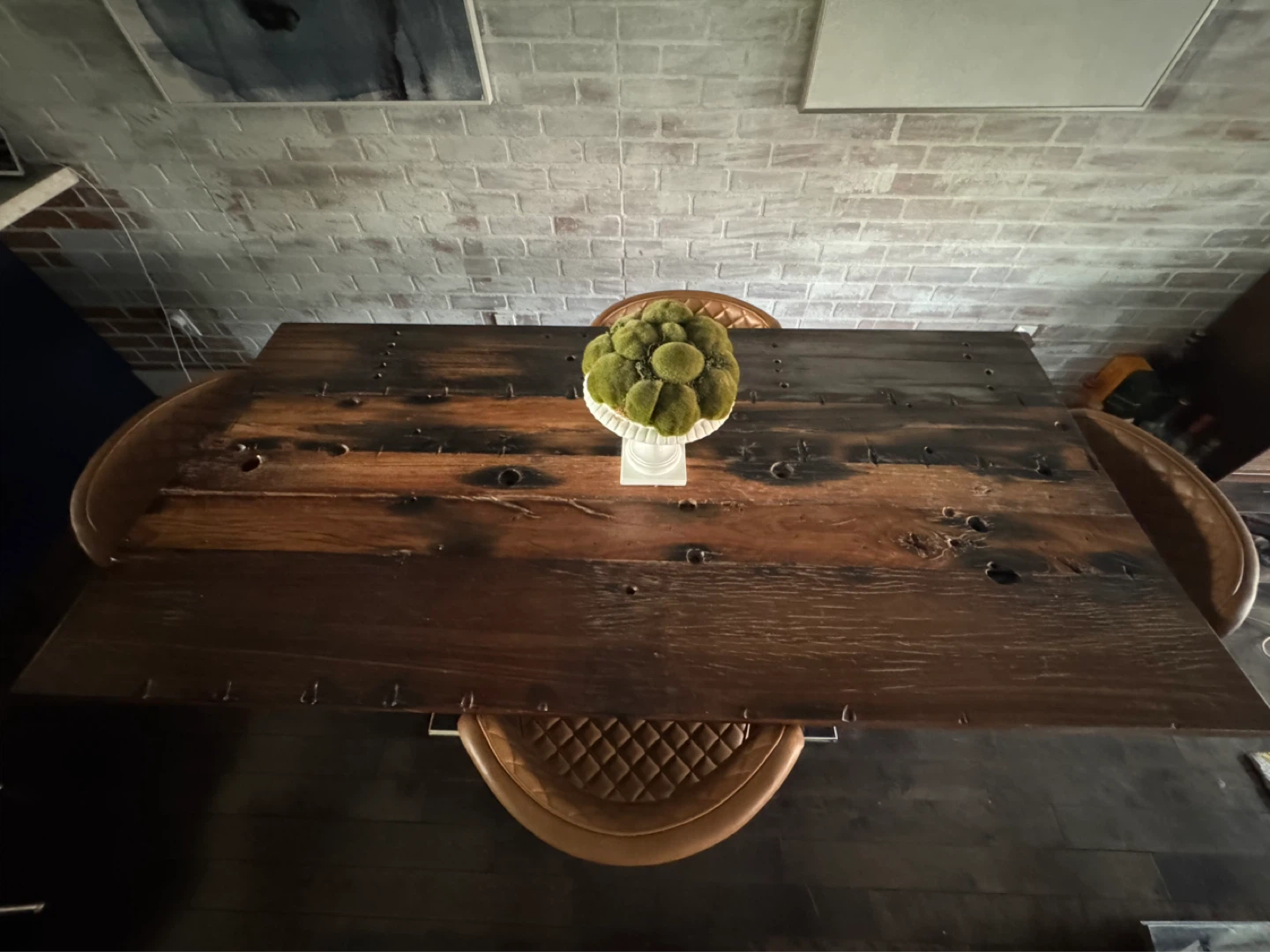Reclaimed wood Dining Table - photo 2