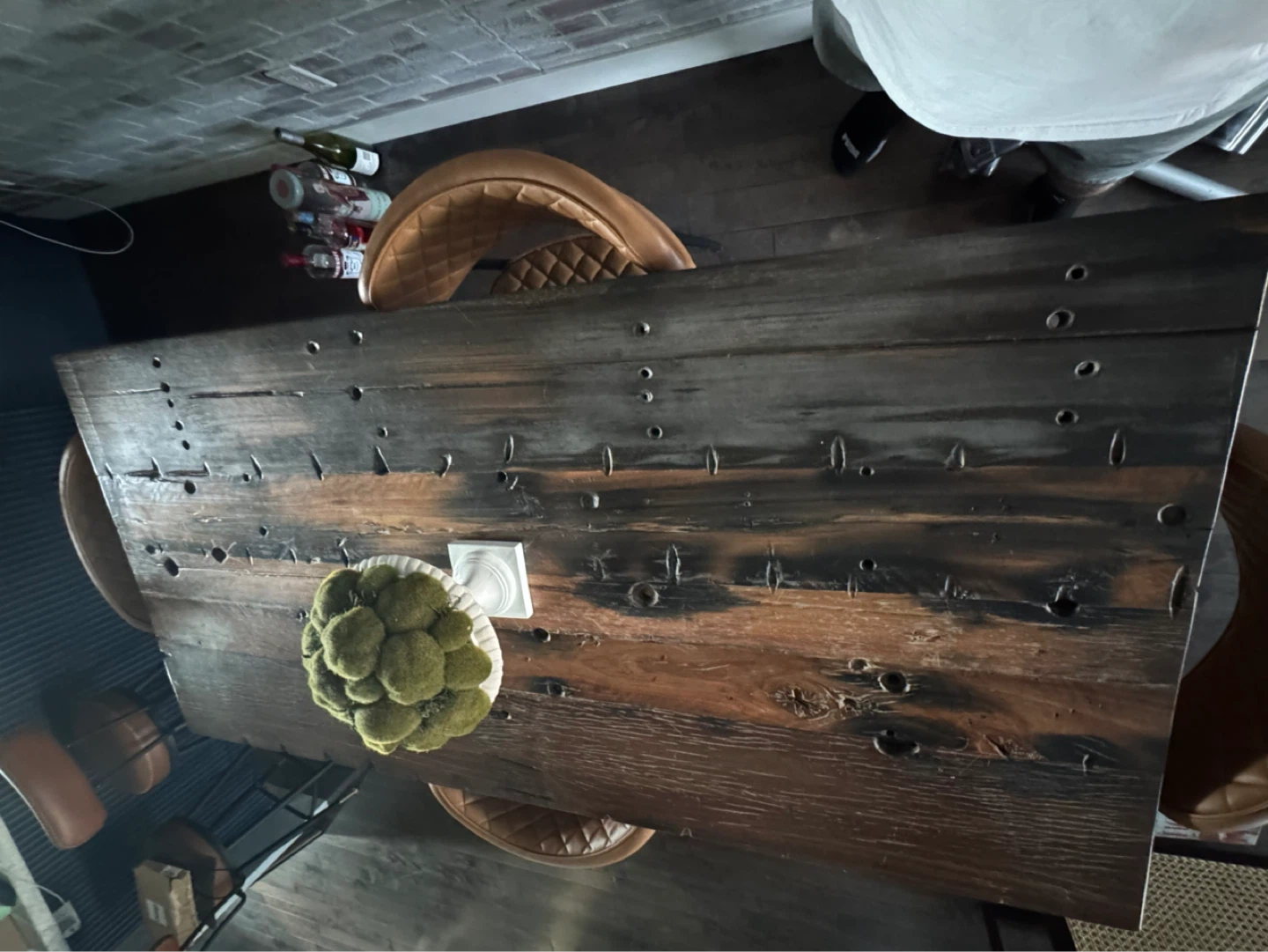 Reclaimed wood Dining Table - photo 3