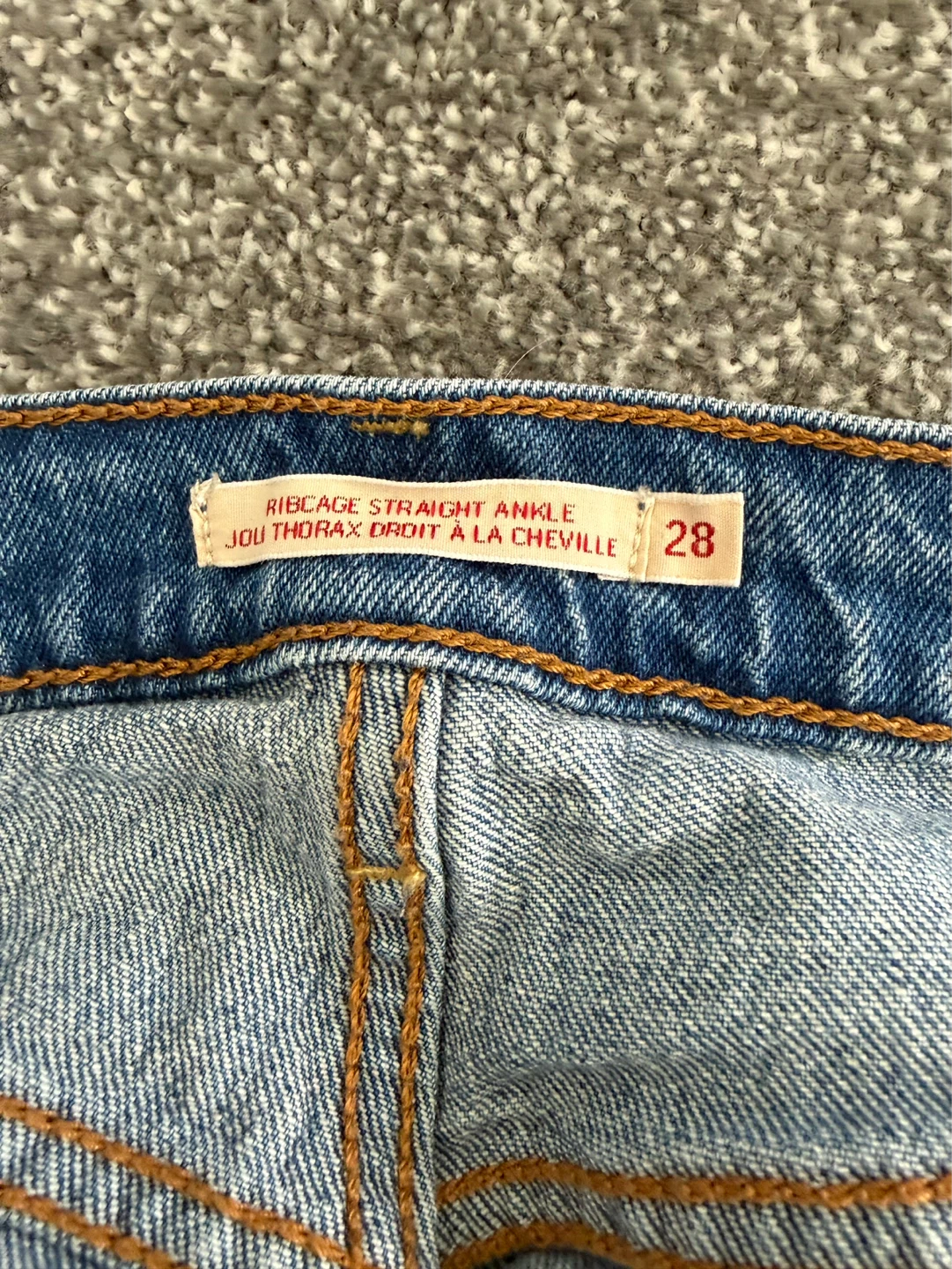 Levi's Ribcage Straight Ankle Jeans Size 28 - photo 3