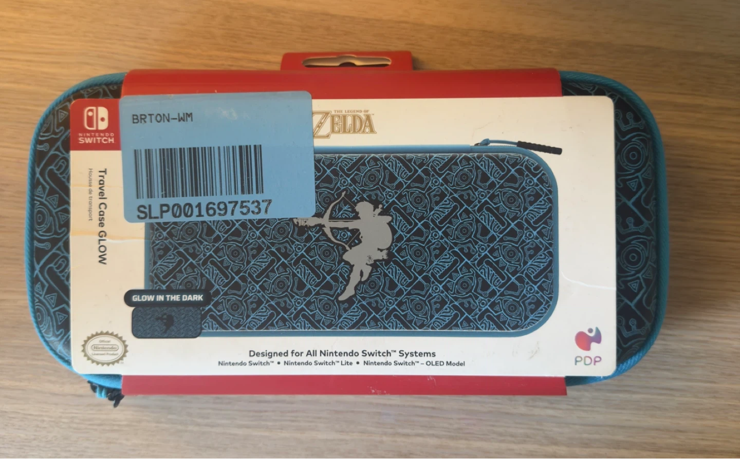 PDP Zelda "The Glow" Travel Case for Nintendo Switch