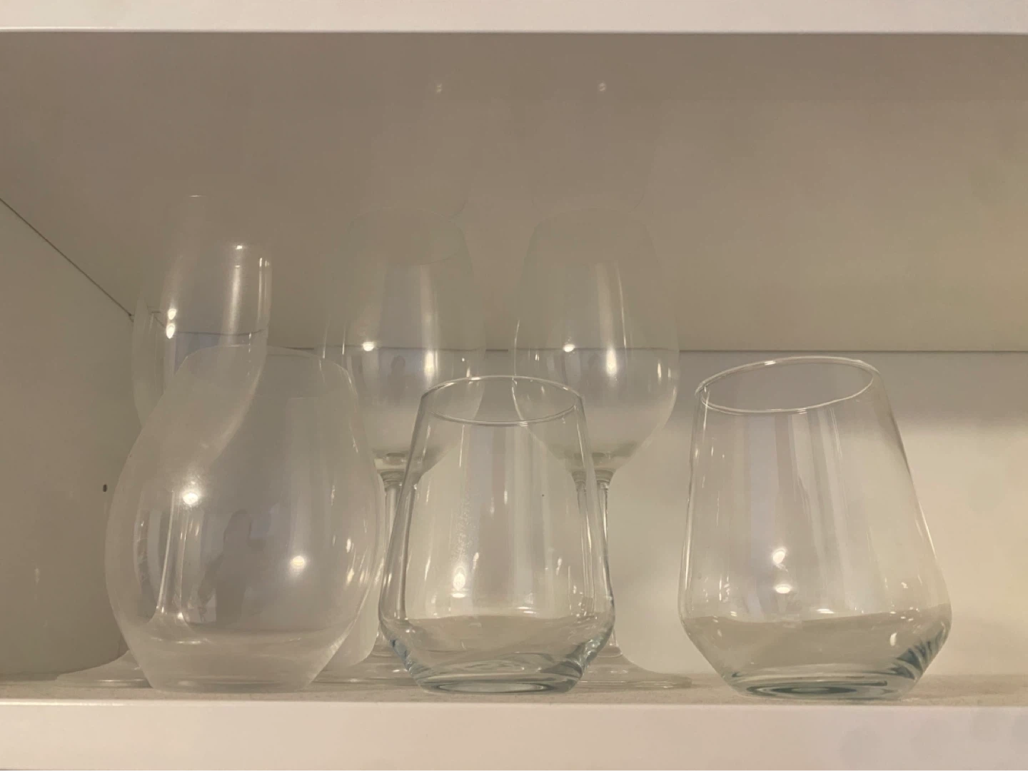 Set of 6 Assorted Glassware