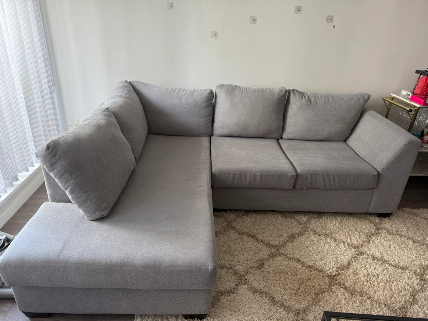 Grey Sectional Sofa - photo 4
