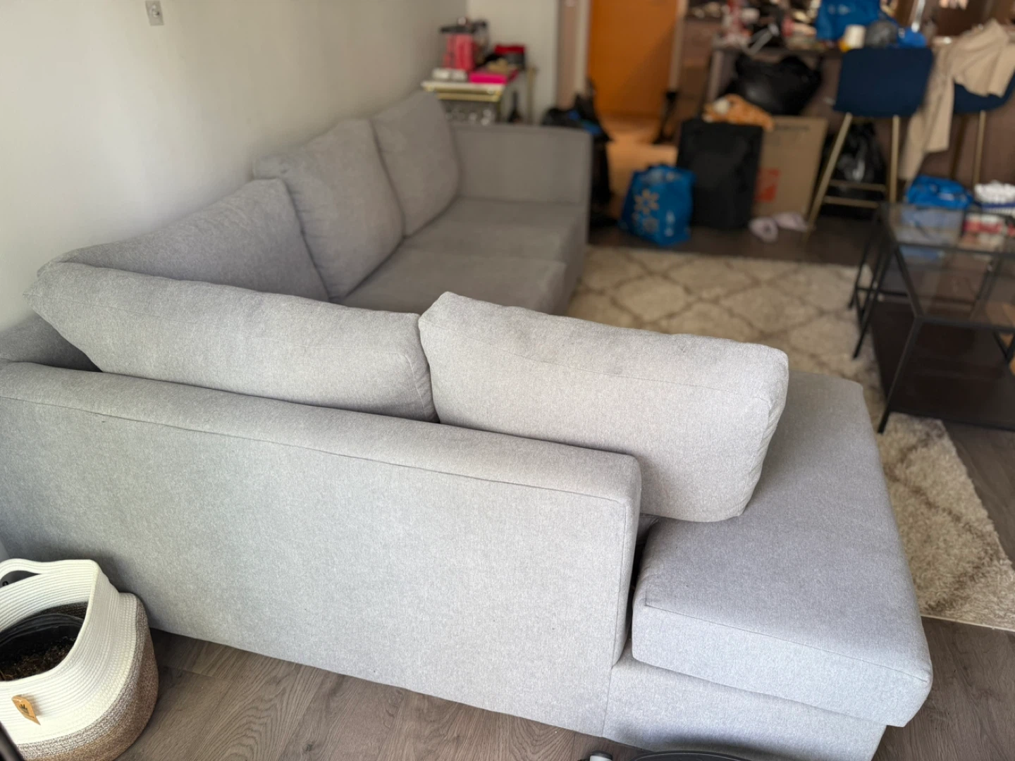 Grey Sectional Sofa - photo 3