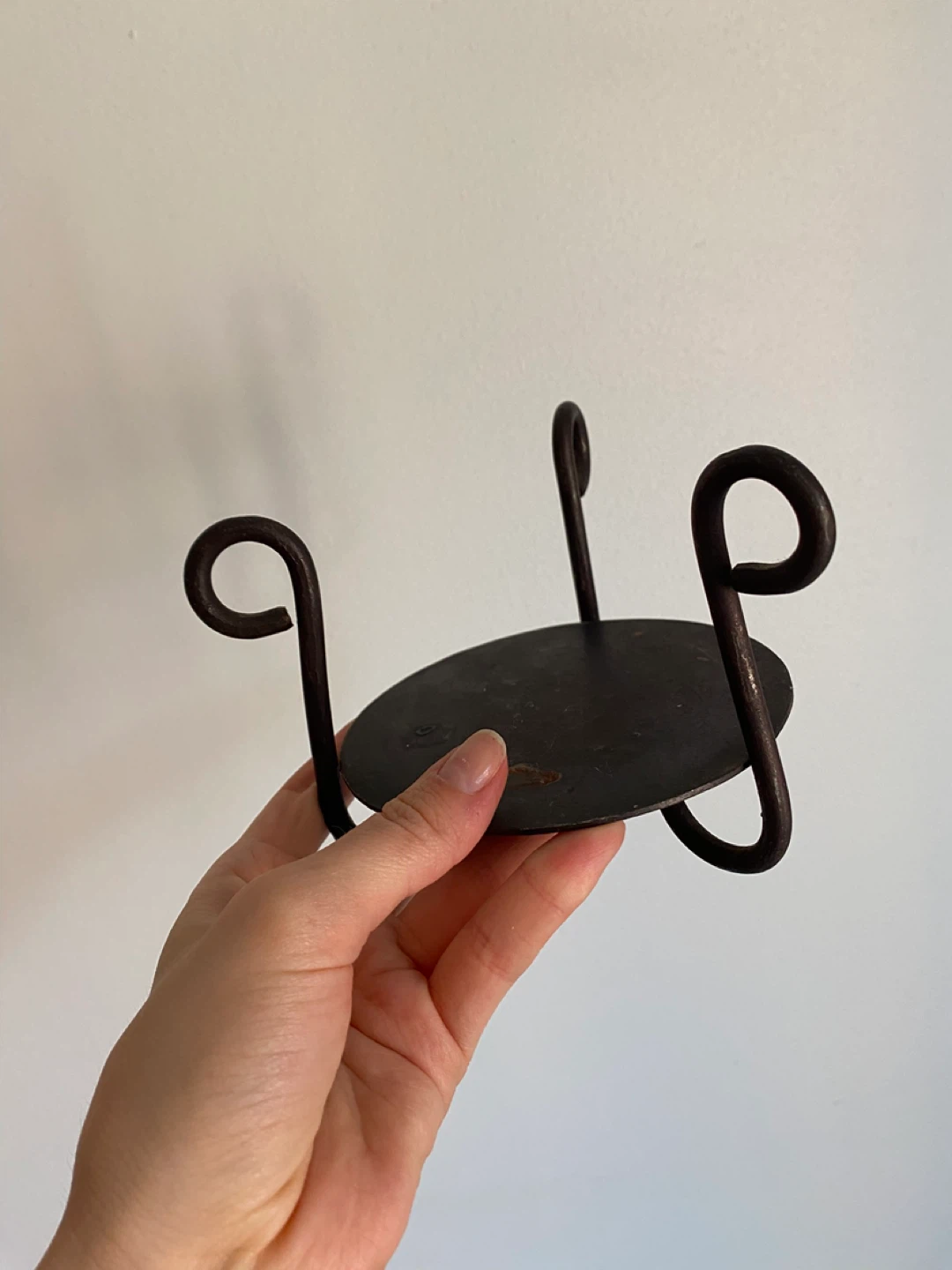 Wrought iron candle stand - Reversible - photo 5